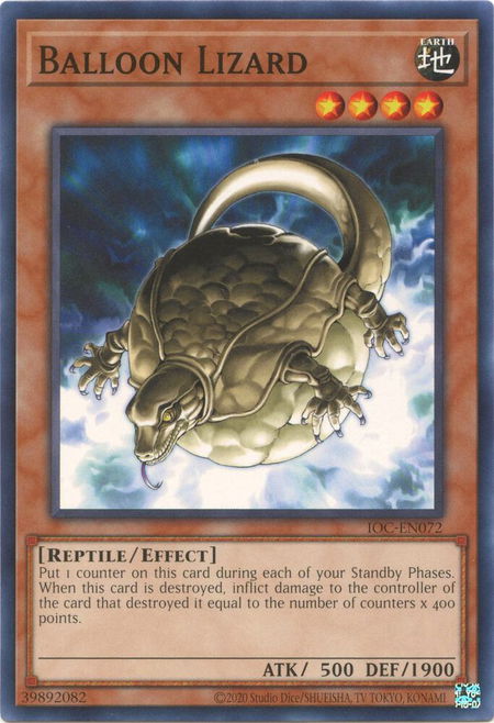 Balloon Lizard - Invasion of Chaos (25th Anniversary Edition) YuGiOh trading card