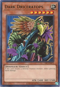 Dark Driceratops - Invasion of Chaos (25th Anniversary Edition) (IOC-EN) #IOC-EN073 - Rare YuGiOh Trading Card