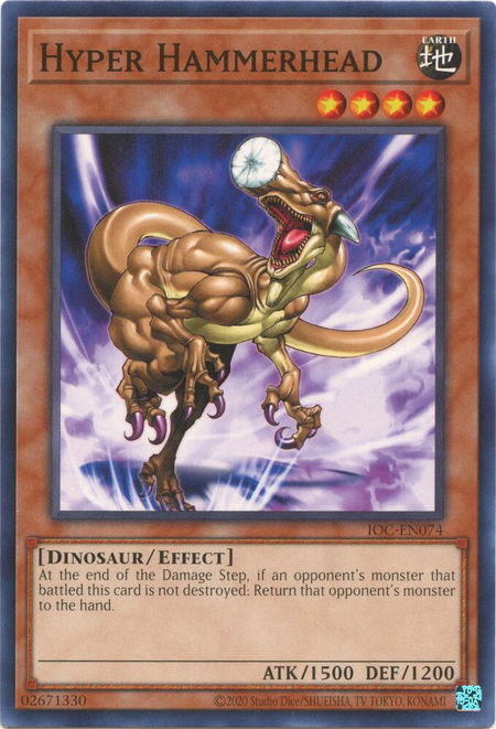 Hyper Hammerhead - Invasion of Chaos (25th Anniversary Edition) YuGiOh trading card