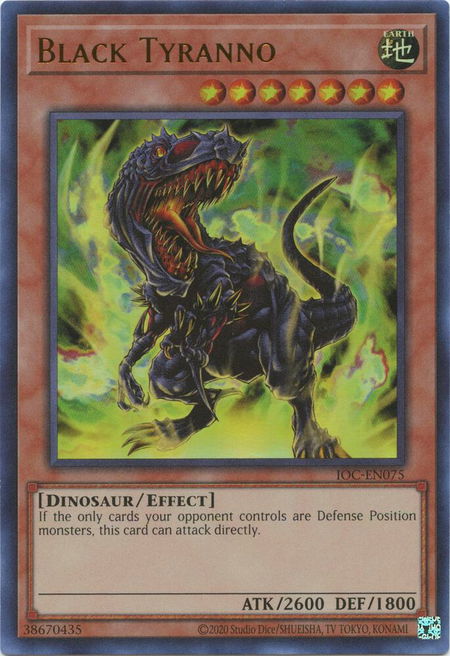 Black Tyranno - Invasion of Chaos (25th Anniversary Edition) YuGiOh trading card