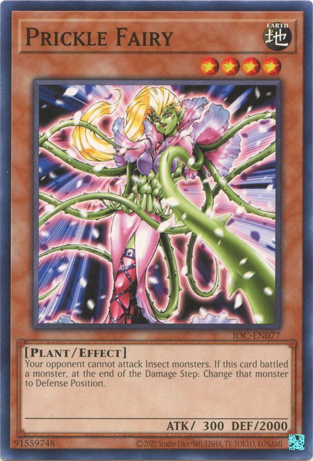 Prickle Fairy - Invasion of Chaos (25th Anniversary Edition) YuGiOh trading card