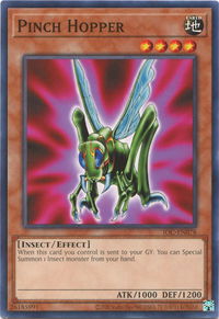 Pinch Hopper - Invasion of Chaos (25th Anniversary Edition) (IOC-EN) #IOC-EN078 - Common / Short Print YuGiOh Trading Card