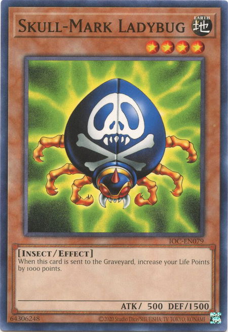 Skull-Mark Ladybug - Invasion of Chaos (25th Anniversary Edition) YuGiOh trading card