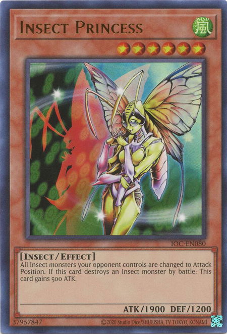 Insect Princess - Invasion of Chaos (25th Anniversary Edition) YuGiOh trading card