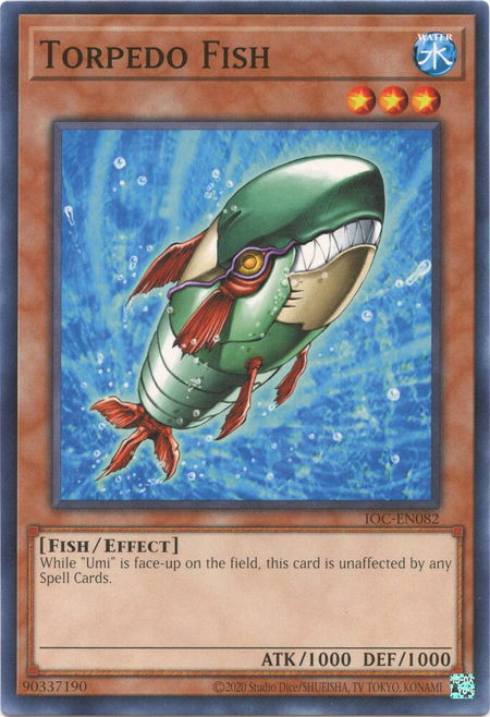 Torpedo Fish - Invasion of Chaos (25th Anniversary Edition) YuGiOh trading card