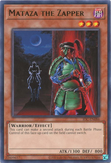Mataza the Zapper - Invasion of Chaos (25th Anniversary Edition) YuGiOh trading card