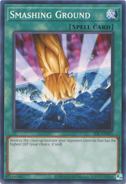 Smashing Ground trading card from Invasion of Chaos (25th Anniversary Edition) Smashing Ground - Invasion of Chaos (25th Anniversary Edition) YuGiOh trading card
