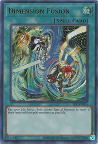 Dimension Fusion - Invasion of Chaos (25th Anniversary Edition) (IOC-EN) #IOC-EN094 - Ultra Rare YuGiOh Trading Card