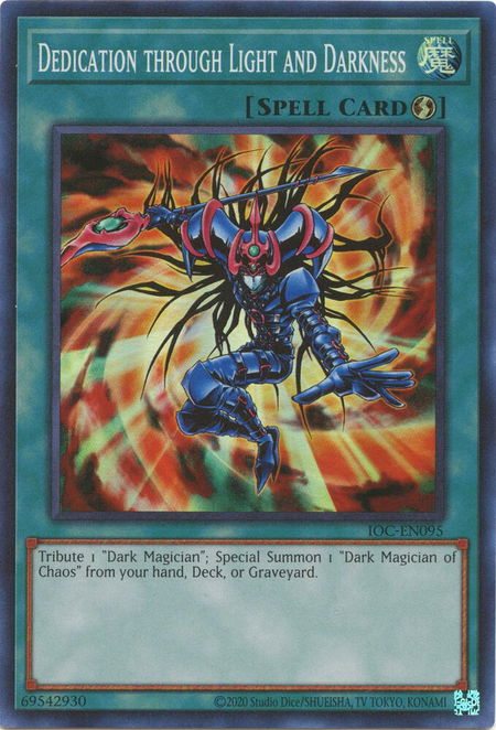 Dedication Through Light and Darkness - Invasion of Chaos (25th Anniversary Edition) YuGiOh trading card