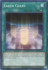 Earth Chant - Invasion of Chaos (25th Anniversary Edition) (IOC-EN) #IOC-EN099 - Common / Short Print YuGiOh Trading Card