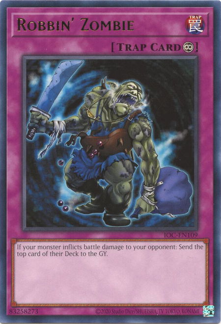 Robbin' Zombie - Invasion of Chaos (25th Anniversary Edition) YuGiOh trading card