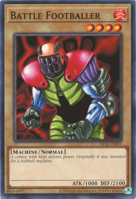 Battle Footballer - Dark Crisis (25th Anniversary Edition) YuGiOh trading card