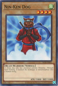 Nin-Ken Dog - Dark Crisis (25th Anniversary Edition) (DCR-EN) #DCR-EN002 - Common / Short Print YuGiOh Trading Card