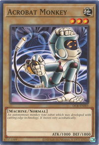Acrobat Monkey - Dark Crisis (25th Anniversary Edition) (DCR-EN) #DCR-EN003 - Common / Short Print YuGiOh Trading Card