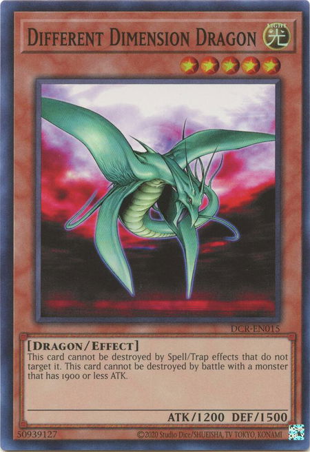 Different Dimension Dragon - Dark Crisis (25th Anniversary Edition) YuGiOh trading card