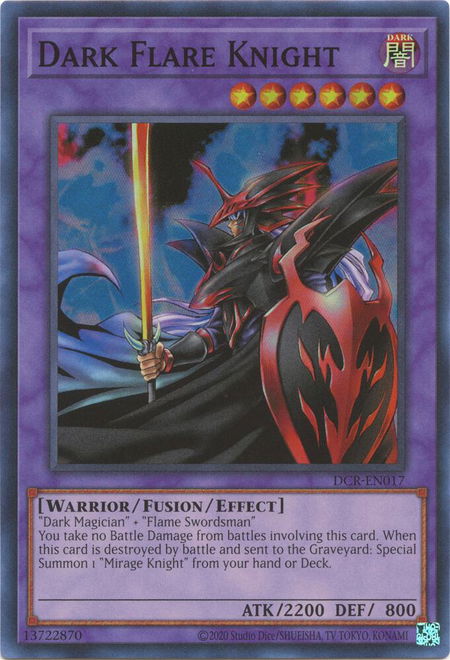 Dark Flare Knight - Dark Crisis (25th Anniversary Edition) YuGiOh trading card