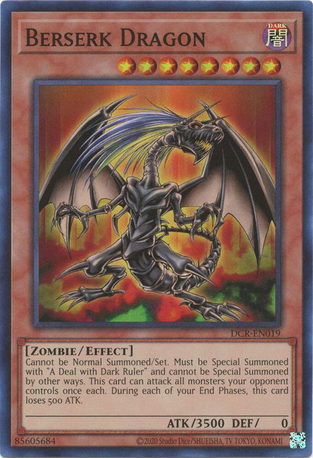 Berserk Dragon - Dark Crisis (25th Anniversary Edition) YuGiOh trading card