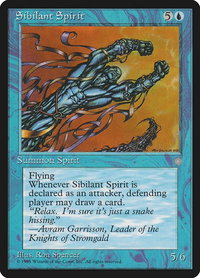Sibilant Spirit - Ice Age (ICE) #97 - Rare Magic: The Gathering Trading Card