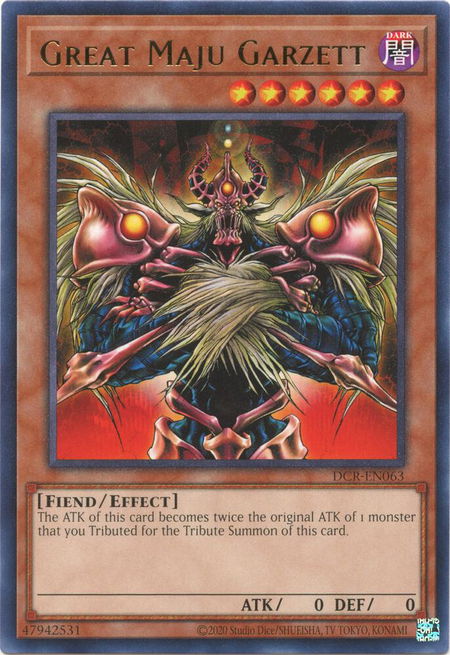 Great Maju Garzett - Dark Crisis (25th Anniversary Edition) YuGiOh trading card
