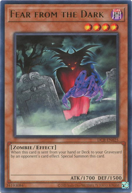 Fear from the Dark - Dark Crisis (25th Anniversary Edition) YuGiOh trading card