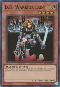 D.D. Warrior Lady - Dark Crisis (25th Anniversary Edition) (DCR-EN) #DCR-EN027 - Super Rare YuGiOh Trading Card