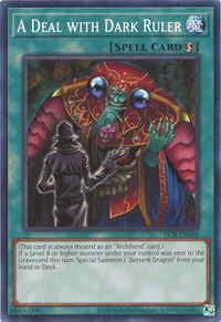 A Deal with Dark Ruler - Dark Crisis (25th Anniversary Edition) (DCR-EN) #DCR-EN030 - Common / Short Print YuGiOh Trading Card