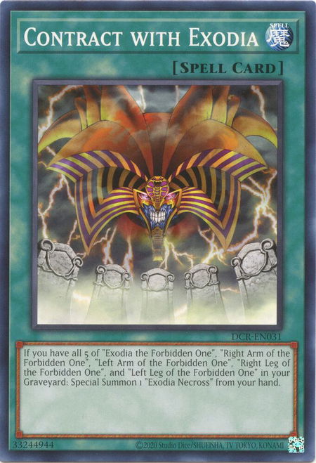 Contract with Exodia - Dark Crisis (25th Anniversary Edition) YuGiOh trading card