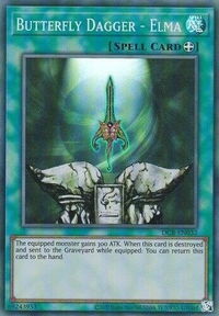 Butterfly Dagger - Elma - Dark Crisis (25th Anniversary Edition) (DCR-EN) #DCR-EN032 - Super Rare YuGiOh Trading Card