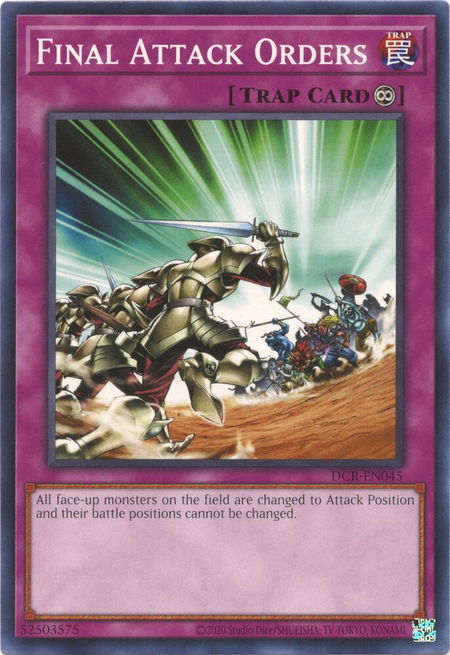Final Attack Orders - Dark Crisis (25th Anniversary Edition) YuGiOh trading card