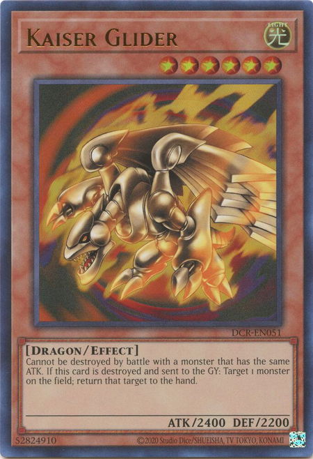 Kaiser Glider - Dark Crisis (25th Anniversary Edition) YuGiOh trading card