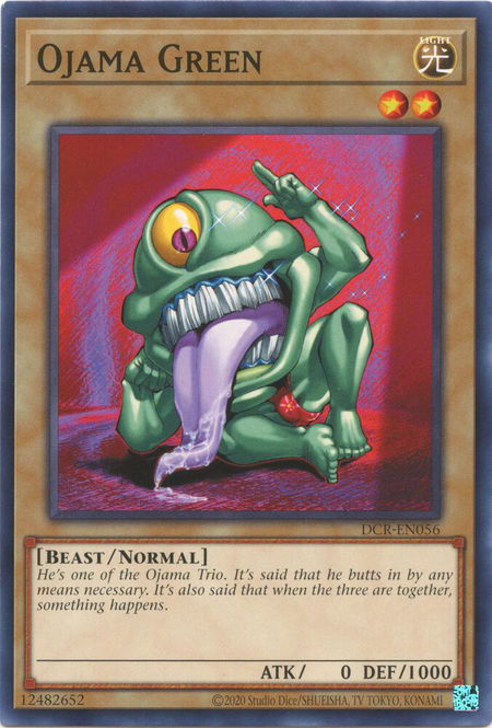 Ojama Green - Dark Crisis (25th Anniversary Edition) YuGiOh trading card