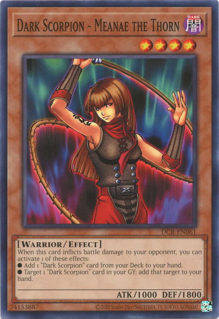 Dark Scorpion - Meanae the Thorn - Dark Crisis (25th Anniversary Edition) YuGiOh trading card