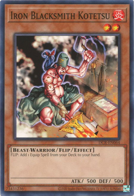 Iron Blacksmith Kotetsu - Dark Crisis (25th Anniversary Edition) YuGiOh trading card
