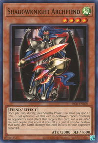 Shadowknight Archfiend - Dark Crisis (25th Anniversary Edition) (DCR-EN) #DCR-EN068 - Common / Short Print YuGiOh Trading Card