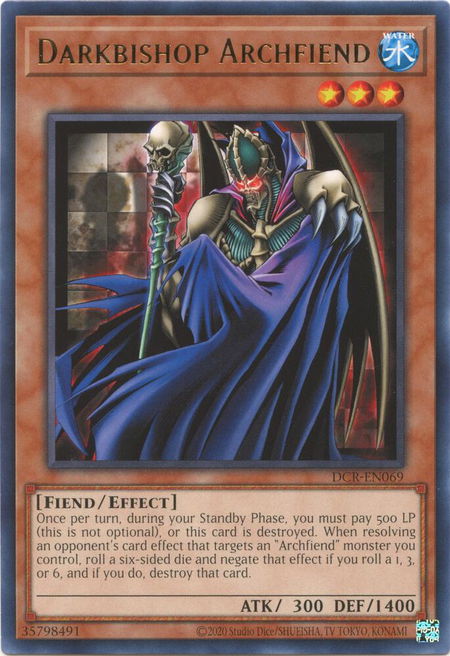 Darkbishop Archfiend - Dark Crisis (25th Anniversary Edition) YuGiOh trading card