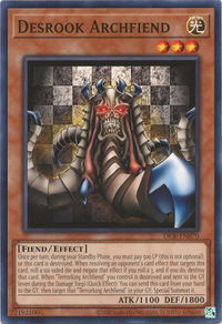 Desrook Archfiend - Dark Crisis (25th Anniversary Edition) (DCR-EN) #DCR-EN070 - Common / Short Print YuGiOh Trading Card