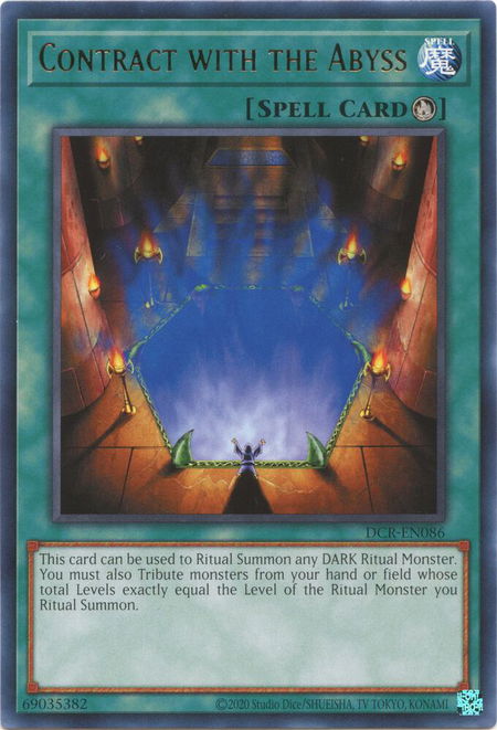 Contract with the Abyss - Dark Crisis (25th Anniversary Edition) YuGiOh trading card