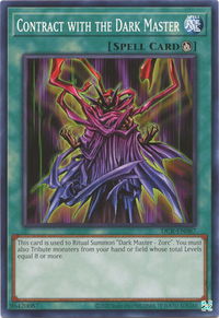 Contract with the Dark Master - Dark Crisis (25th Anniversary Edition) (DCR-EN) #DCR-EN087 - Common / Short Print YuGiOh Trading Card