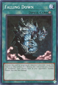 Falling Down - Dark Crisis (25th Anniversary Edition) (DCR-EN) #DCR-EN088 - Common / Short Print YuGiOh Trading Card