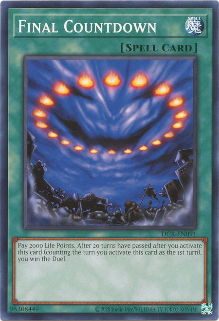 Final Countdown - Dark Crisis (25th Anniversary Edition) YuGiOh trading card