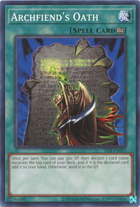 Archfiend's Oath - Dark Crisis (25th Anniversary Edition) (DCR-EN) #DCR-EN092 - Common / Short Print YuGiOh Trading Card