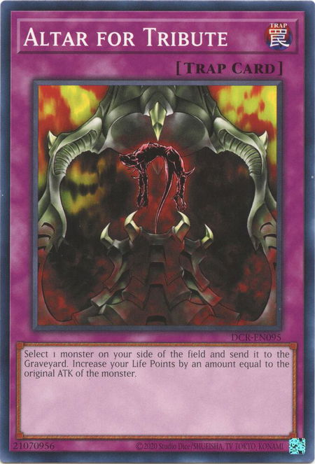 Altar for Tribute - Dark Crisis (25th Anniversary Edition) YuGiOh trading card