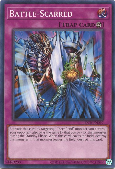 Battle-Scarred - Dark Crisis (25th Anniversary Edition) YuGiOh trading card