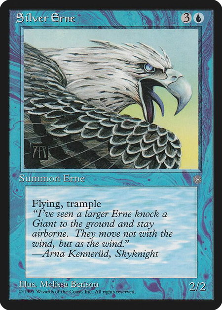 Silver Erne - Ice Age Magic: The Gathering trading card