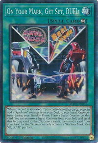On Your Mark, Get Set, DUEL! (CR) - Maze of Memories (MAZE) #MAZE-EN016 - Collector's Rare YuGiOh Trading Card