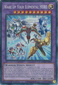 Wake Up Your Elemental HERO (CR) - Maze of Memories (MAZE) #MAZE-EN014 - Collector's Rare YuGiOh Trading Card