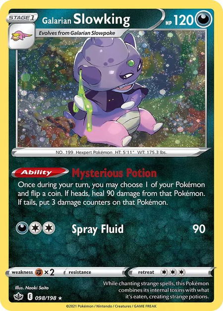 Galarian Slowking (Cosmos Holo) - Miscellaneous Cards & Products Pokémon trading card