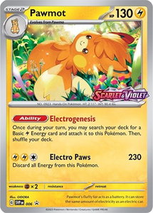 Pawmot - 006 (Prerelease) - SV: Scarlet & Violet Promo Cards (SVP) #006 - Promo Pokémon Trading Card
