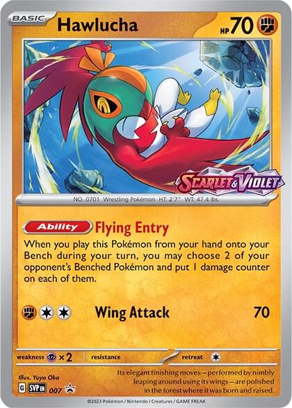 Hawlucha - 007 (Prerelease) - SV: Scarlet & Violet Promo Cards Pokémon trading card