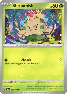 Shroomish - SV01: Scarlet & Violet Base Set (SVI) #003/198 - Common Pokémon Trading Card